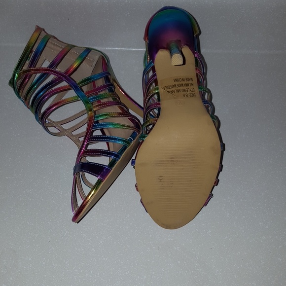 Rainbow Matalic heel (SOLD) - Picture 6 of 6